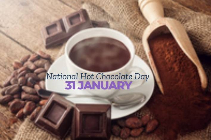 31 January National hot chocolate day activities 2025